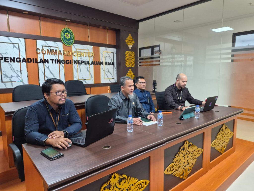 Pengadilan Tinggi Kepulauan Riau menghadiri Bimbingan Teknis dan Monitoring Evaluasi Kinerja Anggaran Triwulan II Tahun 2026