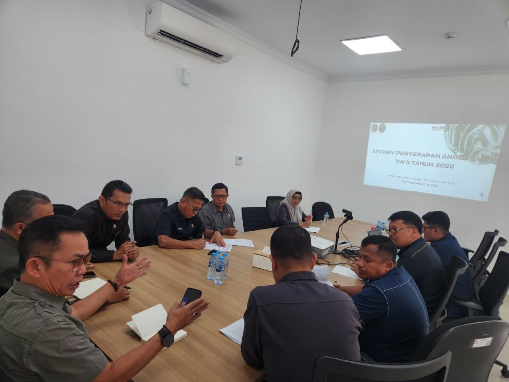 Pengadilan Tinggi Kepulauan Riau Laksanakan Rapat Monitoring dan Evaluasi Penyerapan Anggaran Triwulan II Tahun 2026