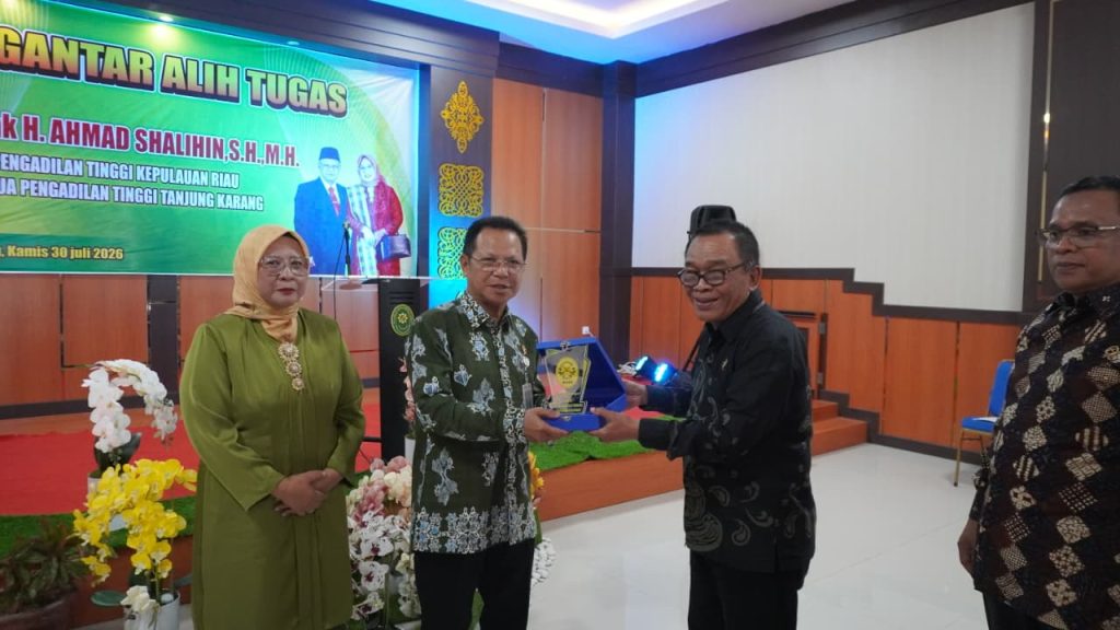 Pengadilan Tinggi Kepulauan Riau Gelar Acara Pengantar Alih Tugas Ketua Pengadilan Tinggi Kepulauan Riau