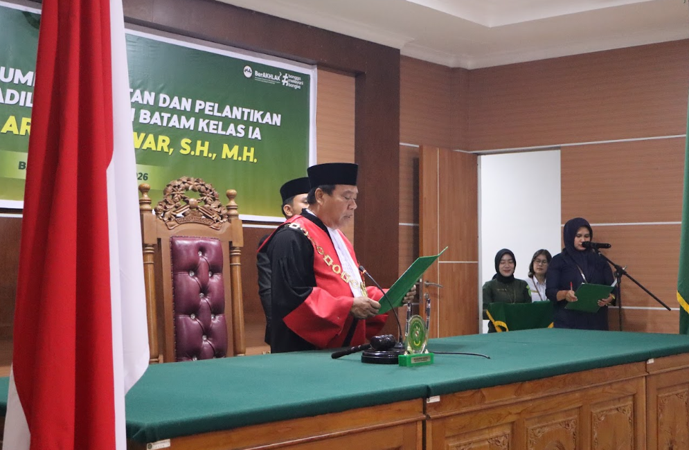 Pengambilan Sumpah Jabatan dan Pelantikan Ketua Pengadilan Negeri Batam