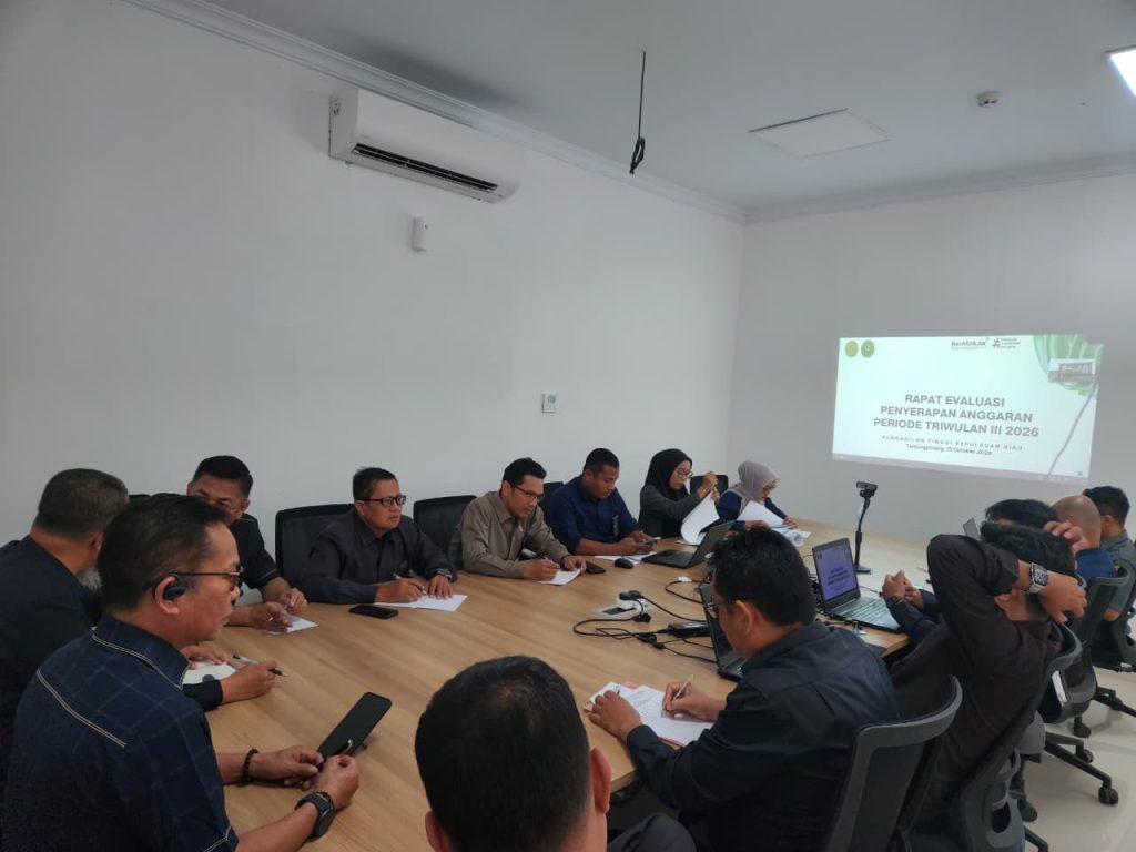 Rapat Evaluasi Penyerapan Anggaran Periode TW III Tahun 2026