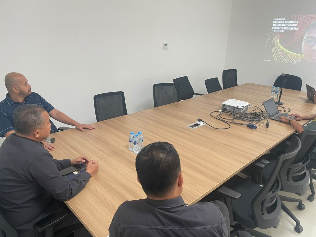 Zoom Meeting Konsolidasi Laporan Keuangan Triwulan III Tahun 2026 dengan Biro Keuangan MA RI.
